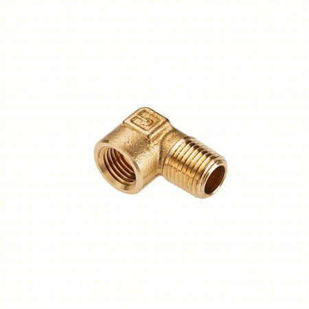 Parker 90 Degrees Forged Elbow Pipe Fitting, Brass, Not Applicable 1202P-2-2