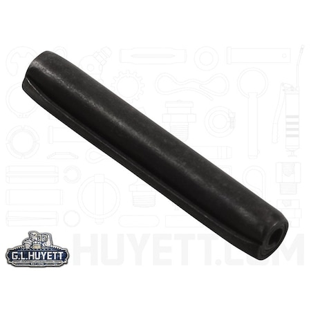 Huyett Coiled Spring Pin, Heavy Duty, High Carbon Steel, 0.094 in Dia x 0.562 in Length SPC-093-0562H