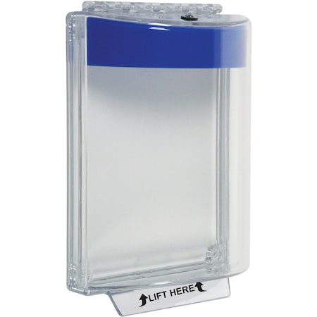 Safety Technology International Universal Stopper Cover, Polycarbonate, Flush Mount, 5 1/2 in W x 8 1/8 in H x 2 5/8 in D STI-13010NB