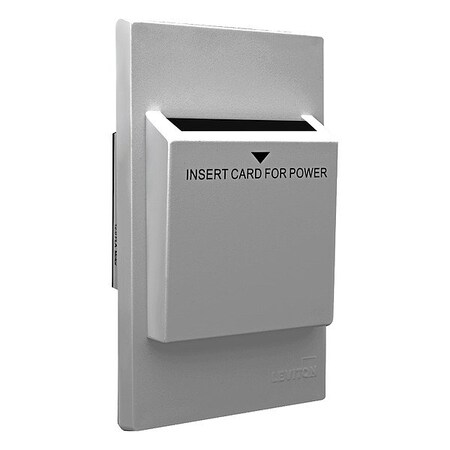 Leviton Key Card Switch, Gray HKSWP-G