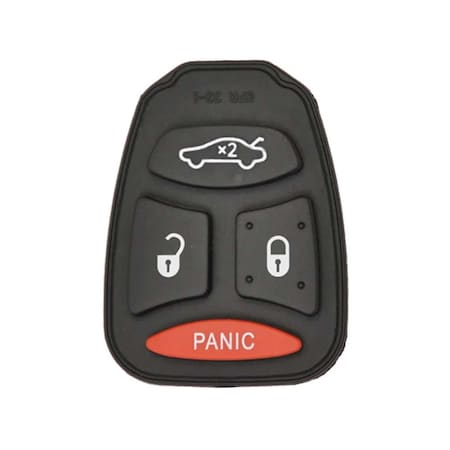Aks Keys 2004 - 2009 New Remote Control Key Keyless Fob Rubber Pad Buttons For Chrysler Dodge Jeep 4B RP-CHRYS-10