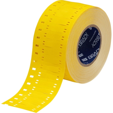 Brady Cable Marking Tags 0.41 in H x 2.2 in W Yellow 250/RL HSNX-400-2-YL-S