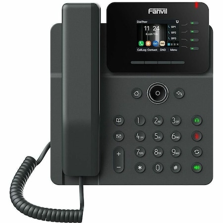 Fanvil IP Phone 2.4 in Color Screen 4 SIP Lines 3 line key + 1 page key, 12 DSS keys Dual V61G