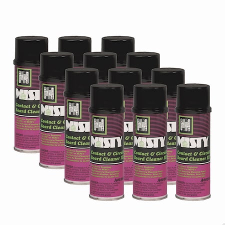 Misty Contact and Circuit Board Cleaner III, 16 oz Aerosol Spray, 12PK 1002285