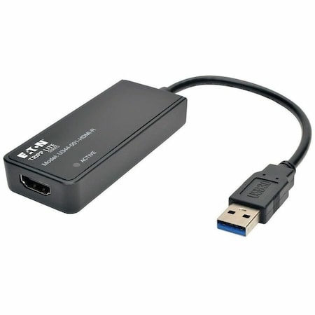 Tripp Lite USB 3.0 SUPERSPEED TO HDMI DUAL MONITOR EXTERNAL VIDEO GRAPHICS CARD ADAPTER 512 U344-001-HDMI-R