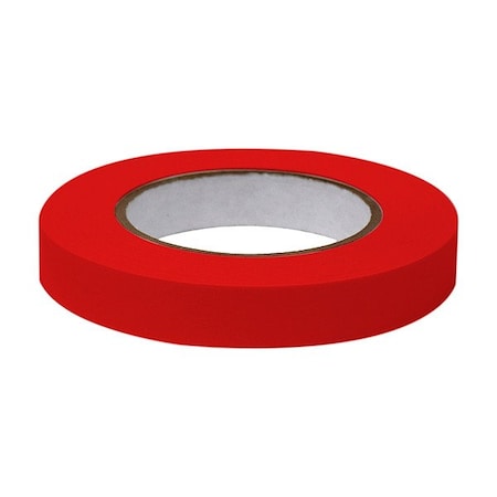 Zoro Select Labeling Tape, Red, Matte, PK4 GRAING-T25-4