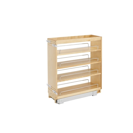Rev-A-Shelf Maple Wood; Steel, Natural Maple, 8 in W, 25.5 in H, 22.5 in D 448-BC-8C