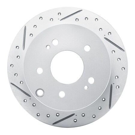 Dynamic Friction Co DFC Geoperformance Rotor - Drilled and Slotted 830-72038L