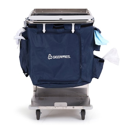 Geerpres Cleaning Cart Replacement Bag, Blue 100075