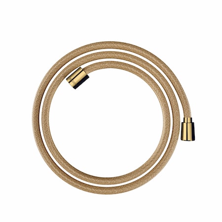 Axor Shower Solutions Textile Hose with Cylindrical and Conical Nut, 63" in Polished Gold Optic 28259990