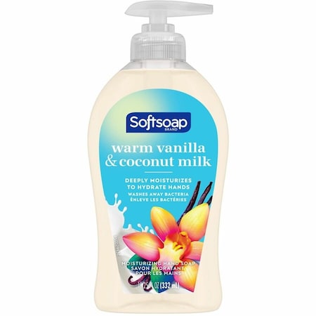 Softsoap Warm Vanilla Hand Soap - Warm Vanilla & Coconut Milk Scent - 11.25 fl oz - Pump Bottle Dispenser - US07059A