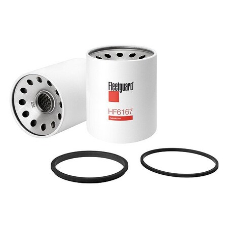 Fleetguard Hydraulic Filter, Spin-On, Cellulose HF6167