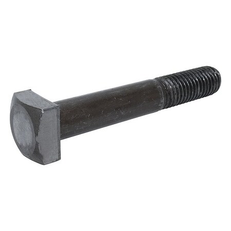 Lindstrom Square Head Bolt, Steel, Grade 2, Plain, 3/8-16 Thread Size, 1 in Lg, 10 PK SMBI20370100FT-010P