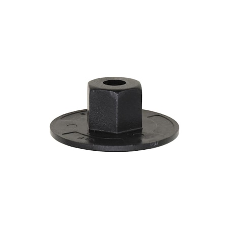 Auveco BMW Hex Flange Nut, Black Nylon, 25PK 22087