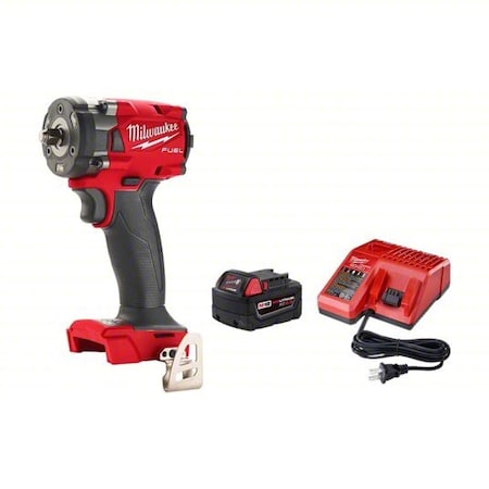 Milwaukee Tool M18 FUEL 3/8" Impact Wrench + XC5.0 Kit 2854-20, 48-59-1850