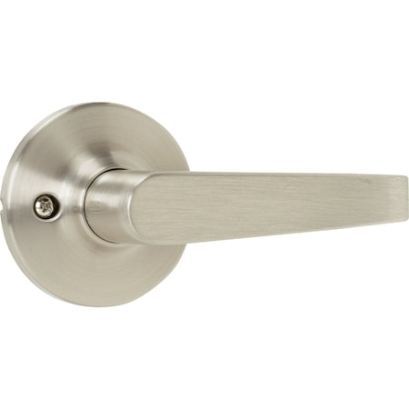 Steel Pro Brushed Nickel Straight Passage Door Lever LHX203B