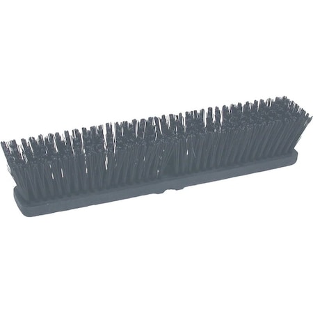 Birdwell Broom Head, Threaded, 3 in L Trim, Polystyrene Bristle, Black 2021-12