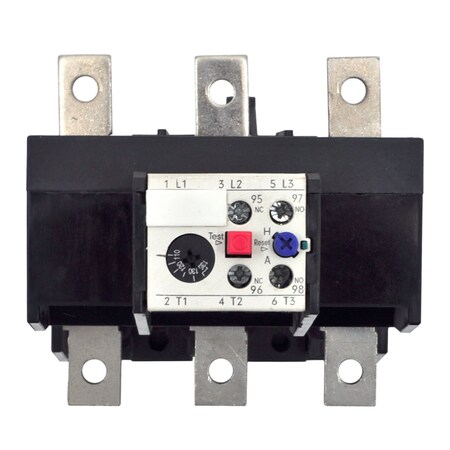 Brah Electric IEC Overload Relay, 1NO/1NC, 63 A Min current, 90 A Max current, 690 V B3UA60-00-2W