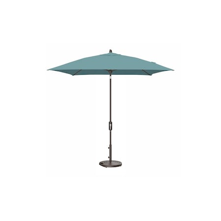 Treasure Garden 7.5 ft Square Patio Umbella, aluminum, fiberglass ribs, outdoor, Aquatic UM847SQ-00 6407 Aquatic