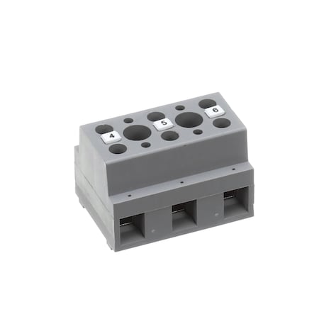 Fri-Jado Terminal Block, 3 Pole, 4-5-6 9044572