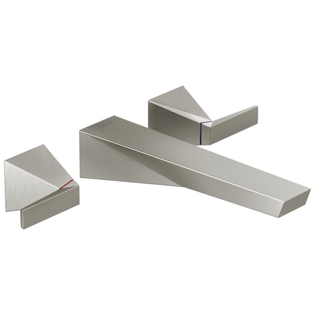 Delta Trillian Two Handle Wall Mount Bathroom Faucet Trim T3543LF-SS-PR-WL