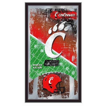 Holland Bar Stool Co Cincinnati 15" x 26" Football Mirror MFtblCincin