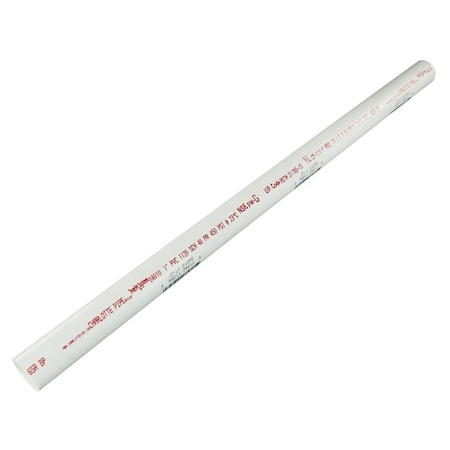 Charlotte Pipe And Foundry Cut Pipe Sch40 1X2Ft PVC 04010 0200R