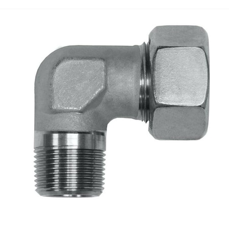 Brennan Industries Male BSPT 90 4 Deg Elbow, Stainless D7501-S06-04-SS