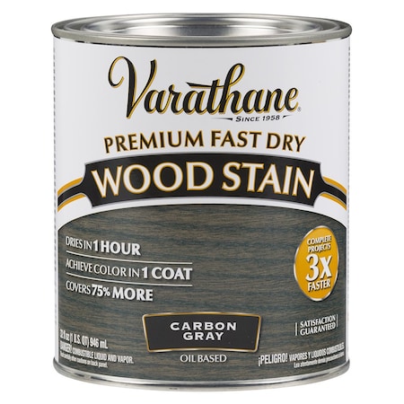 Rust-Oleum 1 Qt Rust-Oleum 304559 Carbon Gray Varathane Premium Fast Dry Wood Stain 301691