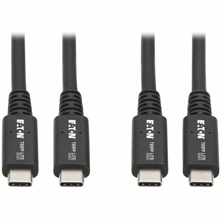 Eaton EATON Usb4 40gbps Cable M/m, Usb-c, 8k 60 Hz, 100w Pd Charging, Black, 31 In. U520-31N