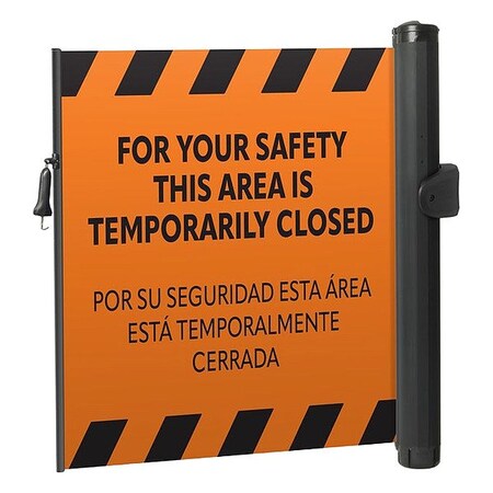 Modus Mounted Barrier, Orange Belt, Black Frame ZP+MPP-O-IH