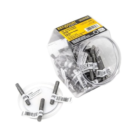 Eazypower EAZYPOWER 00348 Socket Adapter, 1/4 in Drive, Square Drive, 1/4 in Output Drive, Hex Output Drive 348