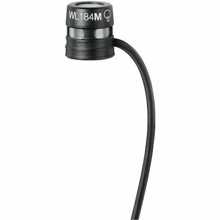 Shure 1 CM CONDENSER LAVALIER FOR SPEECH APPLICATIONS WL184MB/S-TQG