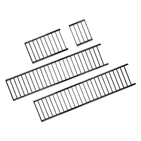 Keystone Straight Blade Louver Kit for L Shape Series A Linear Arch Fixtures.  Louver compatible end caps sol KT-LALED-LA-LVR-2-KIT