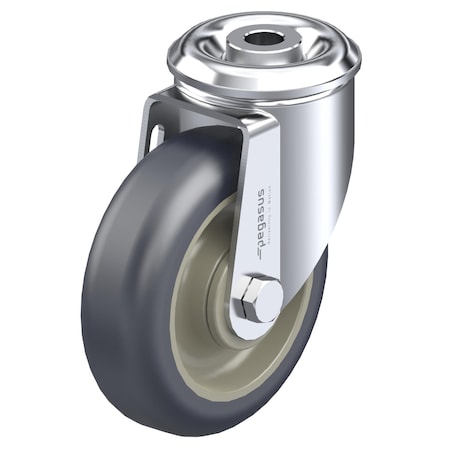 Pegasus Cstr, Swvl Holw Kngpn, Gray Urthan, 300 lb. P12S-UP050D-H