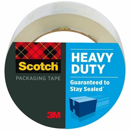 Scotch Packaging Tape, Dispener, Clear, Heavy Duty 3850