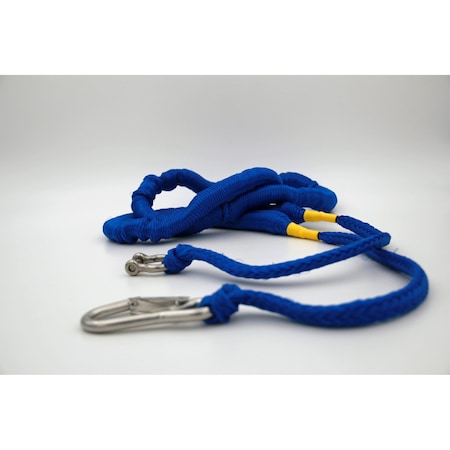 Greenfield Bungee Cord Stretches From 7 Foot Length Up to 18 Foot Length Royal Blue Polyester Rope Only SWAB-RB