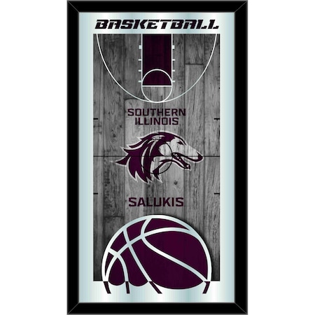 Holland Bar Stool Co Southern Illinois University 15" x 26" Basketball Mirror MBsktSouIll