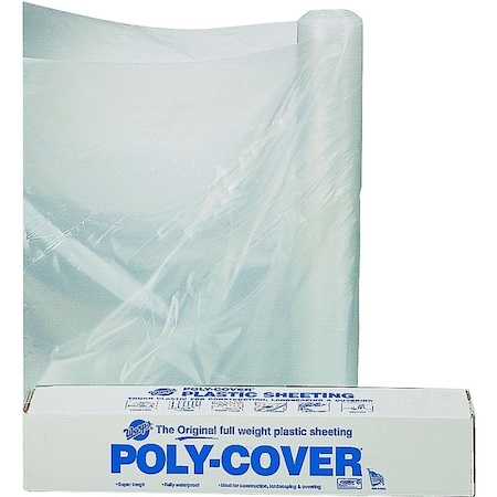 Orgill Poly ORGILL POLY 6X6-C Poly Film, 100 ft L, 6 ft W, 6 mil Thick, Clear 6X6-C