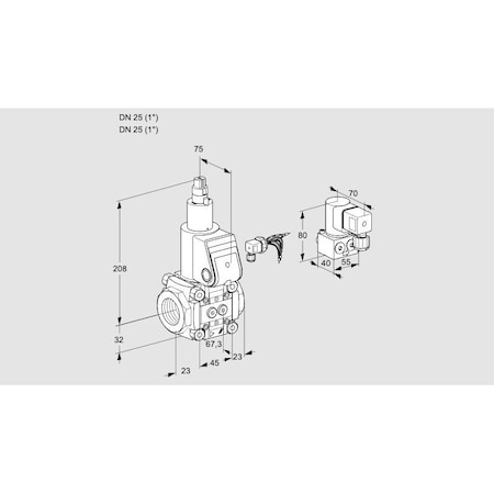 Honeywell Kromschroder VAS125R/LW KS88031102