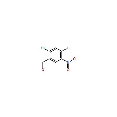 Ak Scientific 2-Chloro-4-fluoro-5-nitrobenzaldehyde (1g), CAS 99329-85-8 6963AC-1g