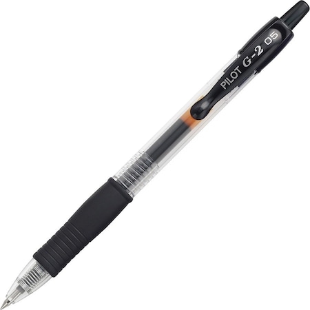 Pilot Pen, G2, Gel, xf, Bk, Upc, PK12 31103