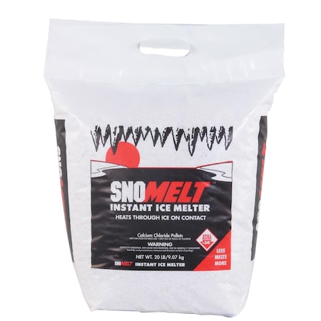 Snomelt 20 lbs Calcium Chloride Pellet Bag SN316273