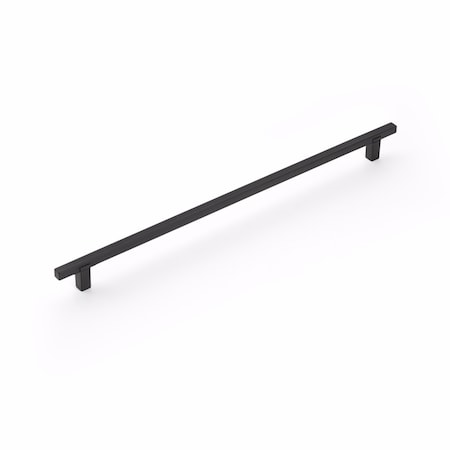 Schaub 320 mm Center to Center Quadrato Cabinet Pull Matte Black Finish 20012-MB