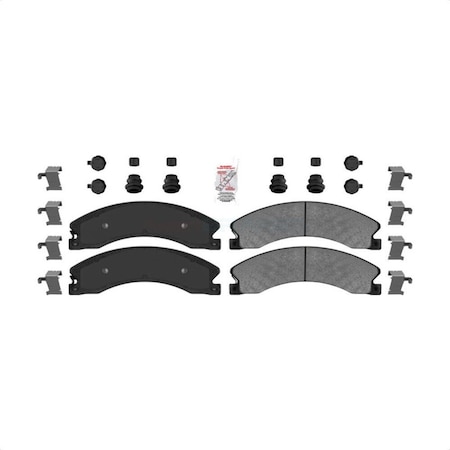 Ameribrakes Semi-Metallic Disc Brake Pads For Chevrolet Silverado 2500 HD GMC Sierra 3500 Express XD NWF-ASD1411