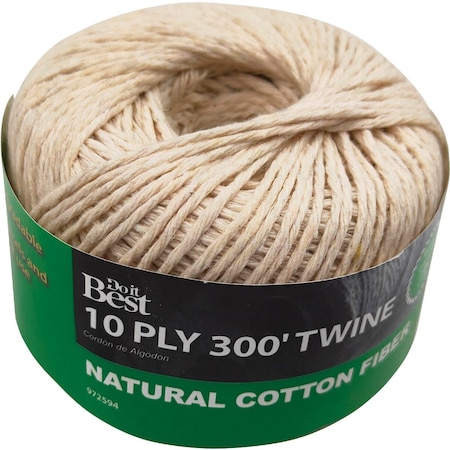 Do It Best 10-Plyx300 ' Wht Cotton Parcel Post Twine 972594