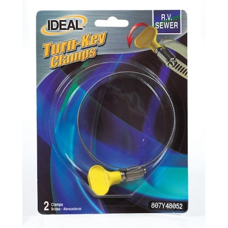 Ideal 807Y48052 Turn Key Hose Clamp  Size 48 - pack of 10, 10PK 4238333