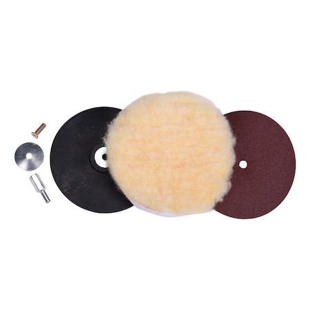 Century Drill & Tool 5" Sanding and Buffing Set 77105