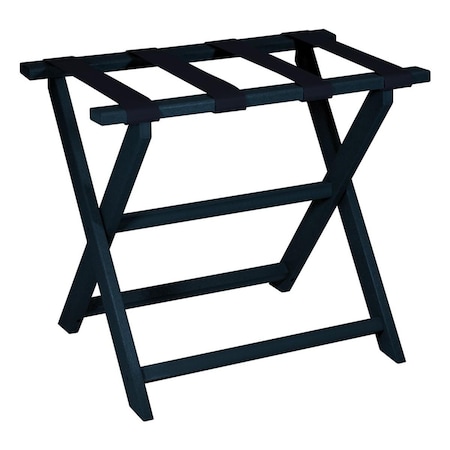 Sacos Earth Friendly Navy Blue Folding Luggage Rack with Navy Straps SA2627525