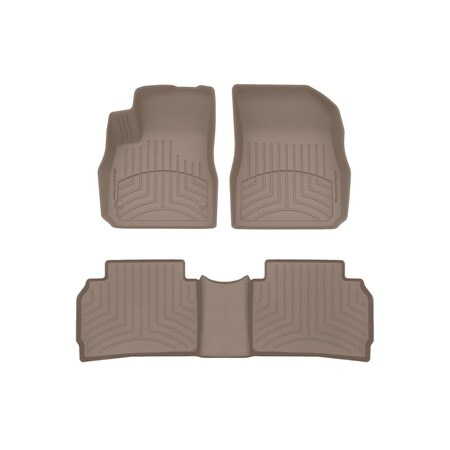 Weathertech Tan, Front and Rear FloorLiner HP 45903-1-2IM